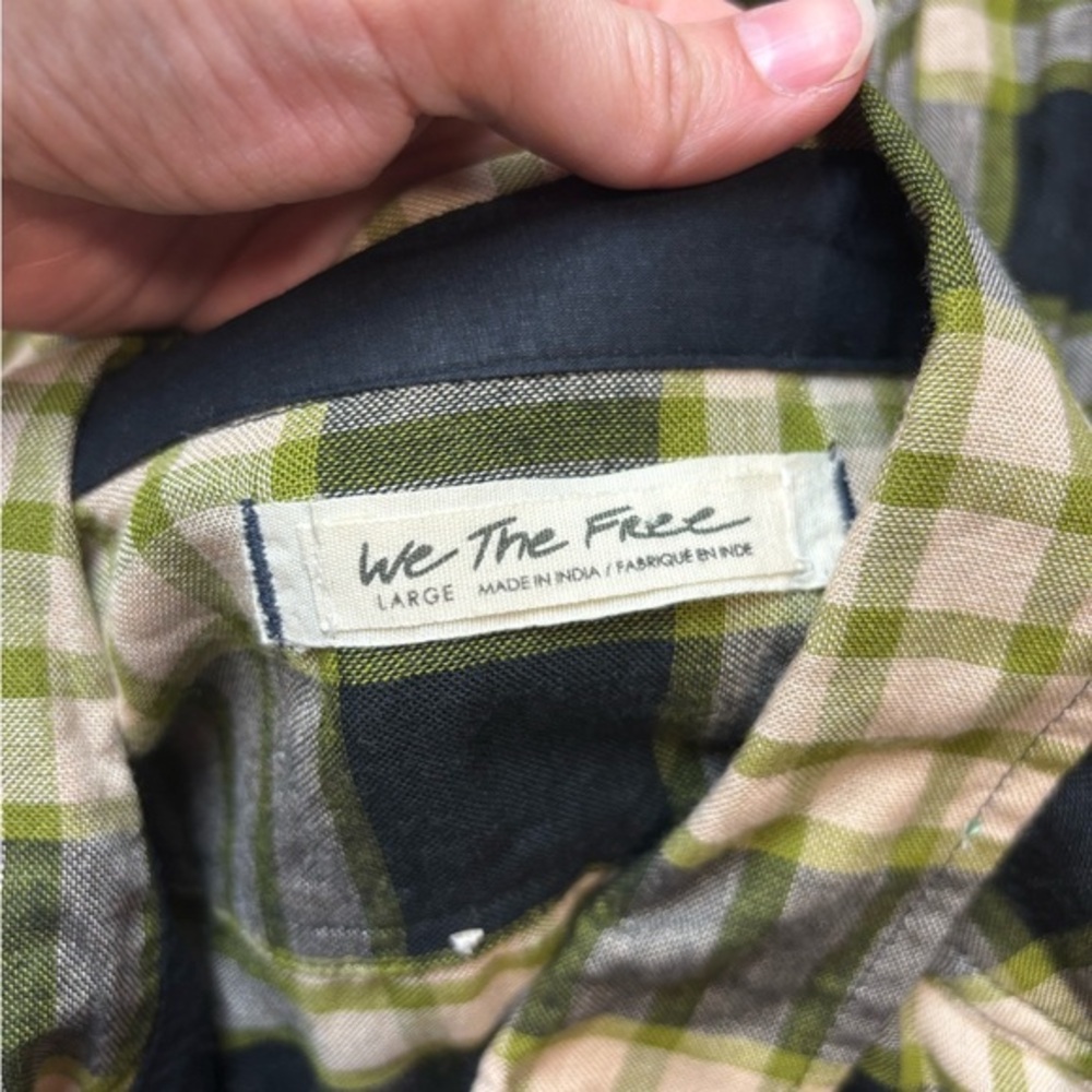 Free People Pacific Dawn Plaid Shirt - Picture 2 of 5